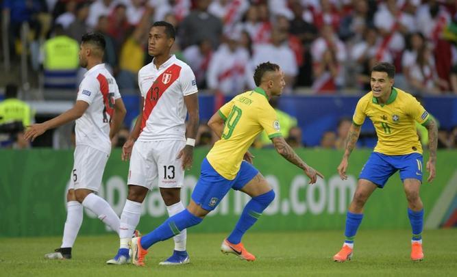Fotos da decisão da Copa América entre Brasil e Peru, no Maracanã