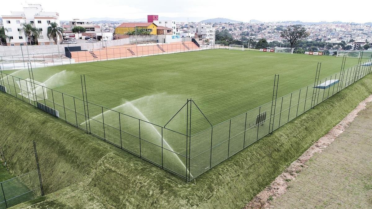 O estdio Flvio Pentagna Guimares foi construdo dentro do CT do Coimbra, em Contagem. H apenas uma arquibancada em uma das laterais do campo.