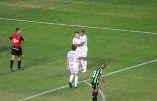 No fim do jogo, Savarino marcou o terceiro gol do Galo no clssico