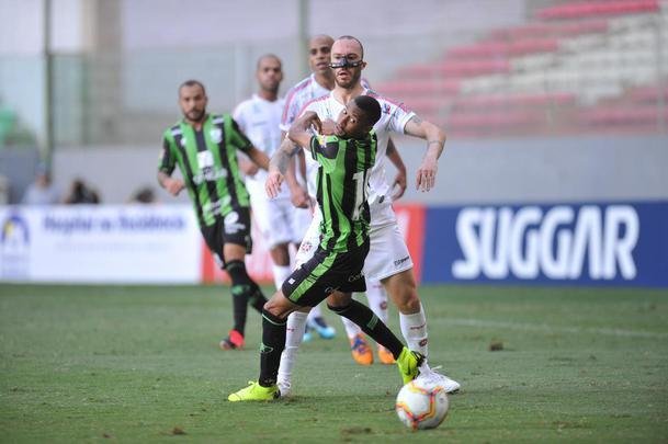 Amrica e Boa Esporte empataram em jogo movimentado no Independncia 