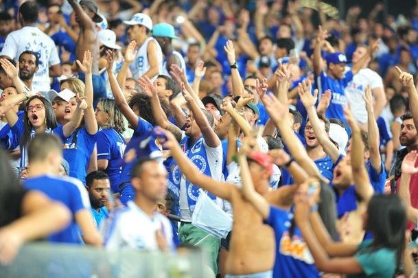Fotos da torcida do Cruzeiro, no Mineiro, na deciso da Copa do Brasil 2018, contra o Corinthians