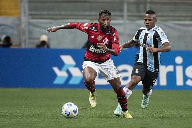 Fotos do jogo entre Grmio e Flamengo, na Arena do Grmio, em Porto Alegre, pela segunda rodada do Campeonato Brasileiro (23/11/2021)