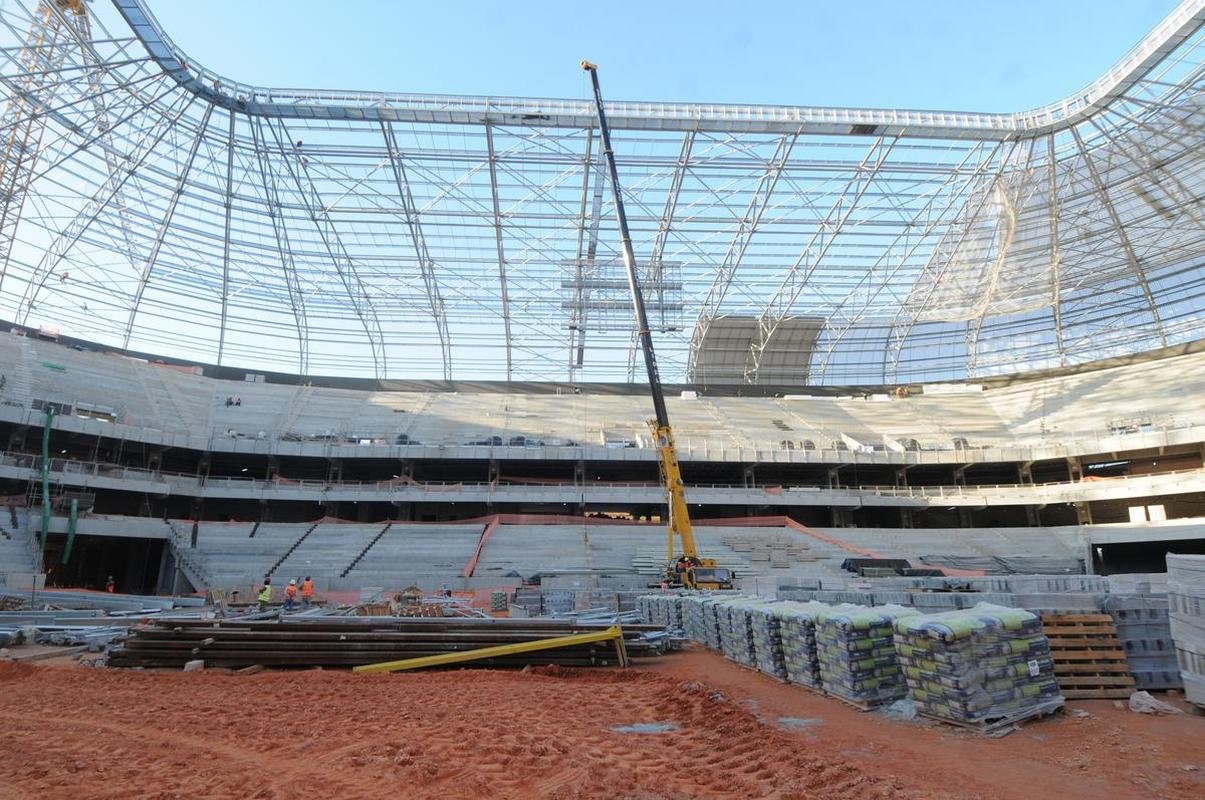 Futuro estdio do Galo, Aena MRV est com 60% das obras concludas