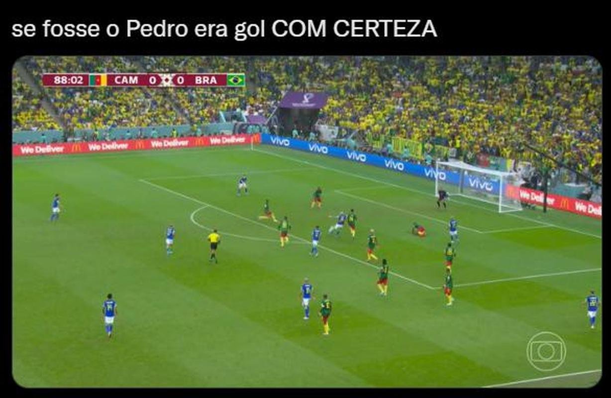 Memes da derrota do Brasil para Camares na Copa do Mundo