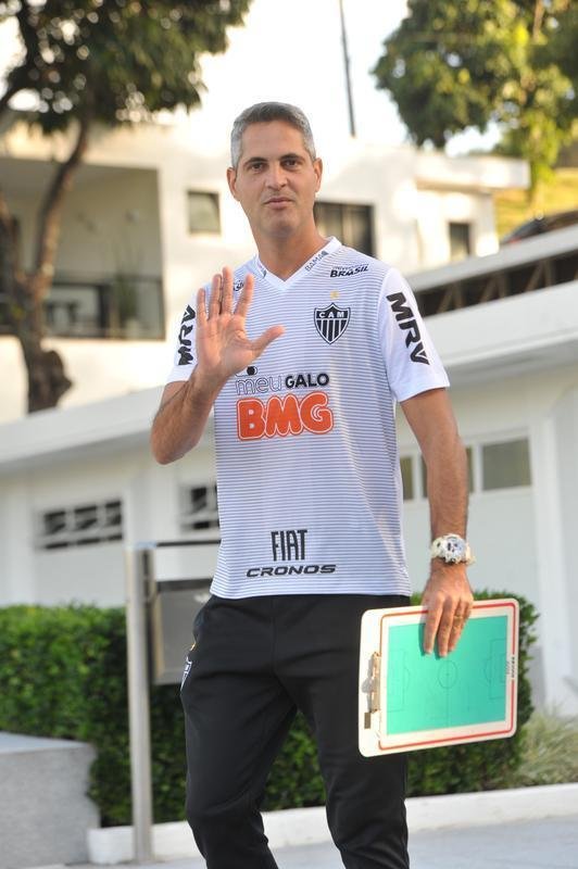 Fotos do ltimo treino do Atltico antes do jogo contra o Unin La Calera