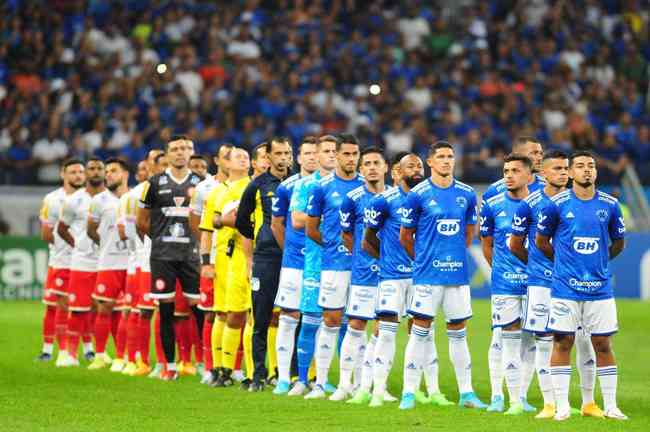 Photos of the game between Cruzeiro and Tombense, for the 22nd