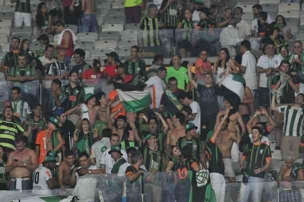 Imagens da comemorao do Amrica com a conquista do ttulo