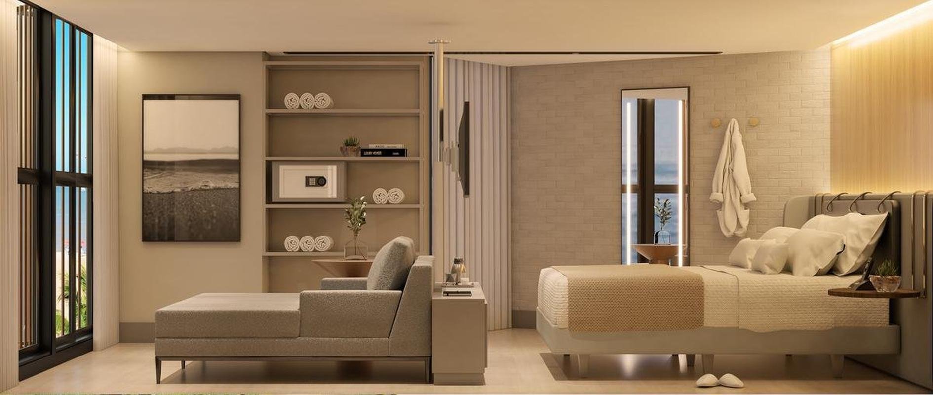 Empreendimento de Hulk, Ba'Ra Hotel fica na orla da Praia do Cabo Branco, em Joo Pessoa 