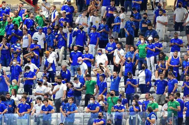 El partido del Cruzeiro con la afición en Mineiro registró una pérdida de mil riales