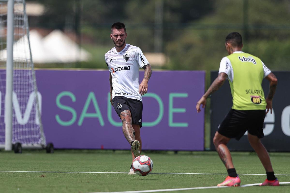 Treino do Atltico em 15/3/2021, na Cidade do Galo