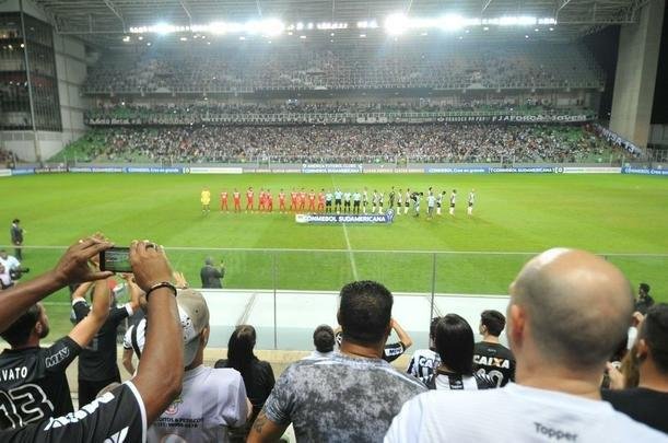 Fotos da torcida do Atltico na partida contra o Unin La Calera, do Chile, no Independncia, pela Copa Sul-Americana