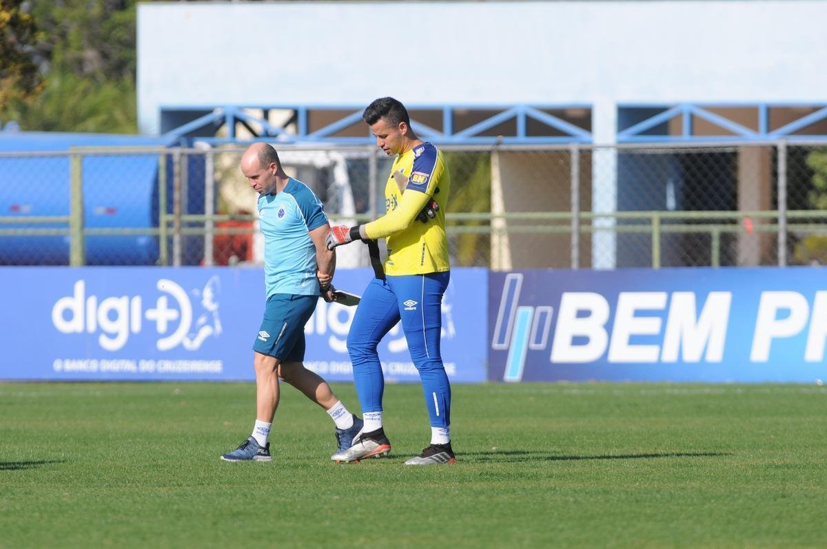 Fotos do treino do Cruzeiro desta quarta-feira, 2 de outubro, na Toca da Raposa II