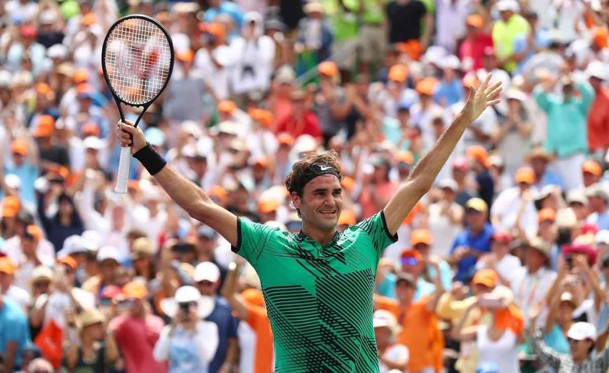 Aps levar a melhor sobre o espanhol na deciso do Aberto da Austrlia e em Indian Wells, Federer provou que est em tima forma superando o rival novamente, desta vez por 2 sets a 0, parciais de 6/3 e 6/4, em uma hora e 35 minutos de partida.