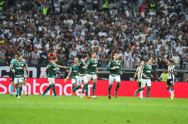 Fotos do jogo de ida das quartas de final da Copa Libertadores, entre Atltico e Palmeiras, no Mineiro