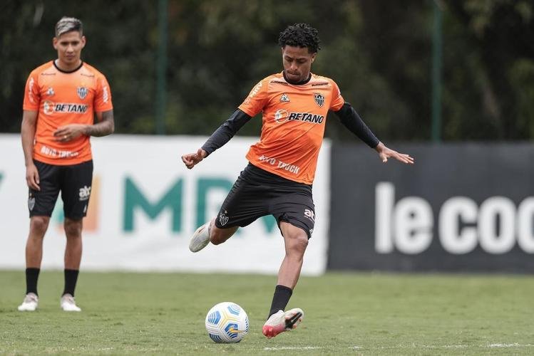 Fotos do treino do Atlético neste domingo, 14/11/2021