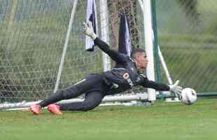 Treino do Atltico na Cidade do Galo, na manh desta tera-feira (24/1).