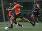 Atltico: Diego Costa, Savarino e Vargas treinam com bola; veja fotos