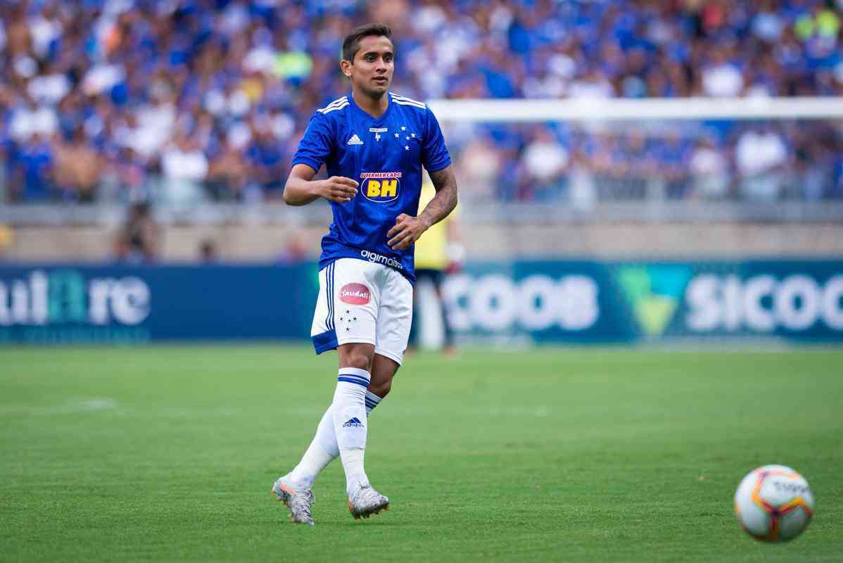 Everton Felipe, 23 anos, meia. Contratado pelo Cruzeiro em janeiro de 2020. Deixou o clube em julho de 2020. Disputou 9 jogos.