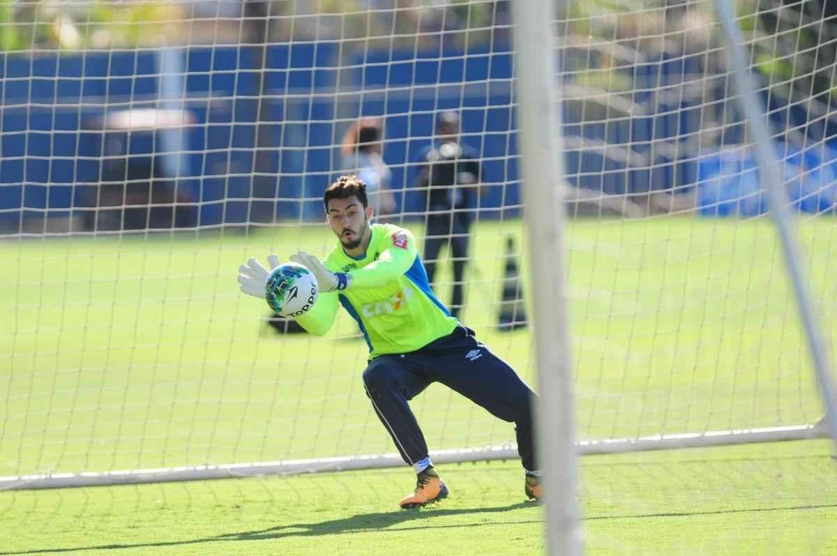 Fotos do ltimo treino do Cruzeiro antes do jogo contra o Grmio pela Primeira Liga (Gladyston Rodrigues/EM D.A Press)