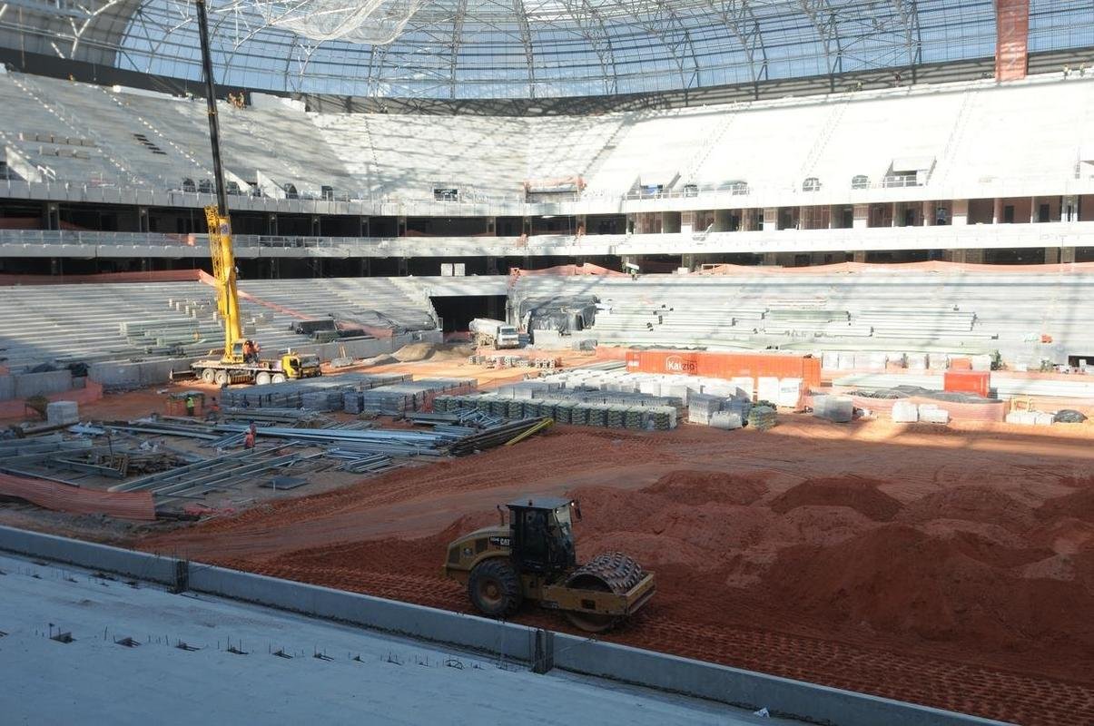 Futuro estdio do Galo, Arena MRV est com 60% das obras concludas