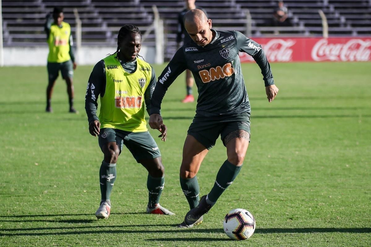 Veja fotos do ltimo treino do Atltico antes do jogo contra o Nacional-URU