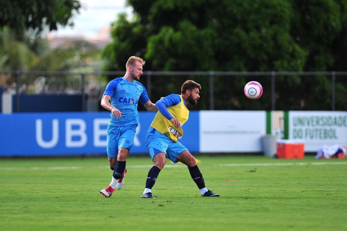 Fotos do treino do Cruzeiro desta quarta-feira (31/1), na Toca II (Ramon Lisboa/EM D.A Press)