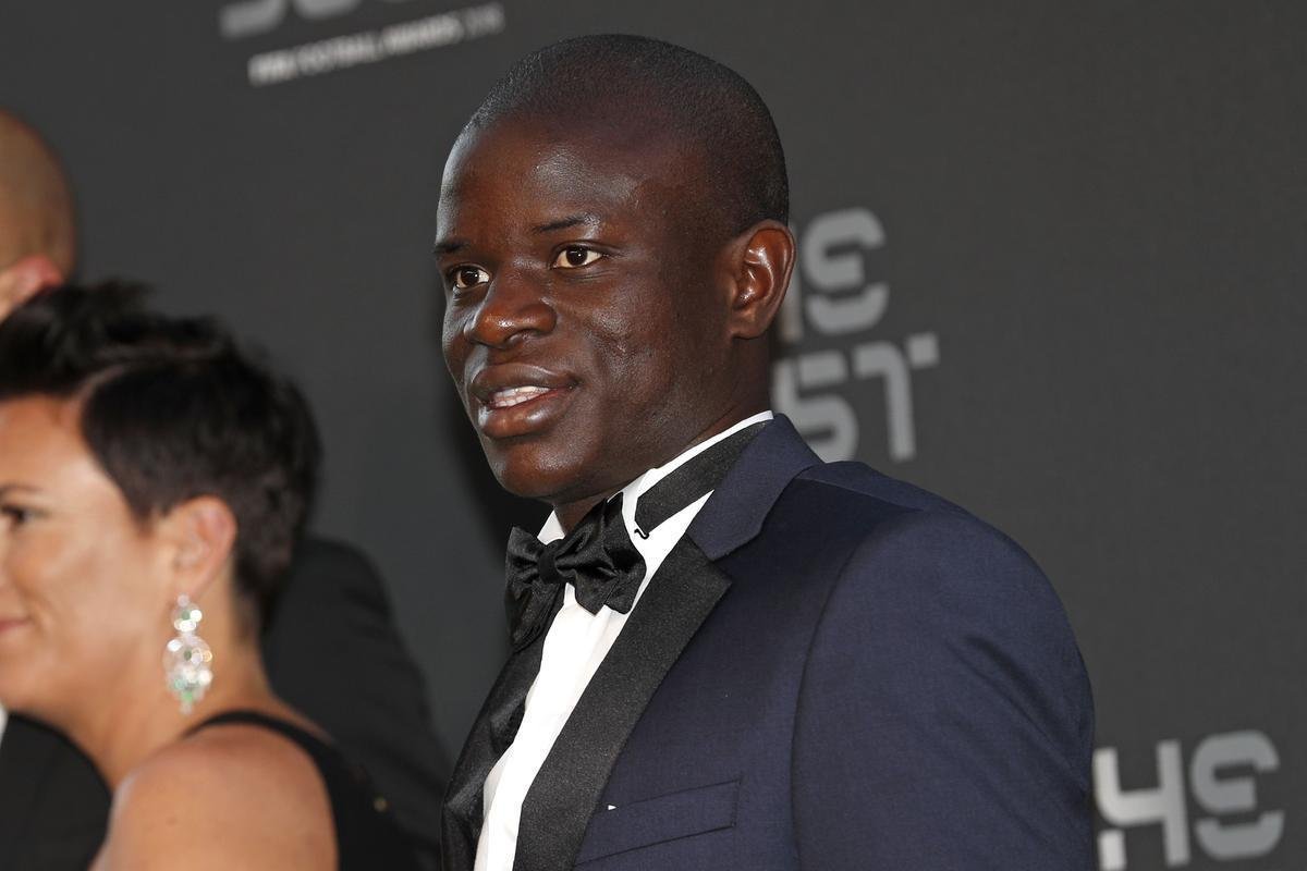 O meio-campista francs N'Golo Kante, do Chelsea