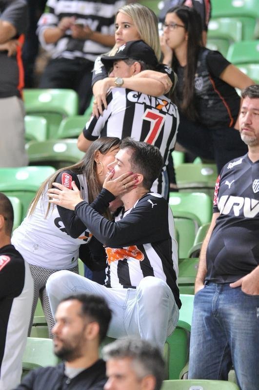 Torcedores do Atltico saram revoltados do Independncia com eliminao prematura na Sul-Americana