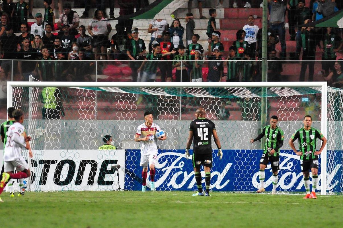 Fotos do jogo entre Amrica e Tolima, no Independncia, em Belo Horizonte, pela terceira rodada do Grupo D da Copa Libertadores 2022