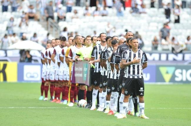 Fotos do jogo entre Atltico e Patrocinense, pelo Campeonato Mineiro