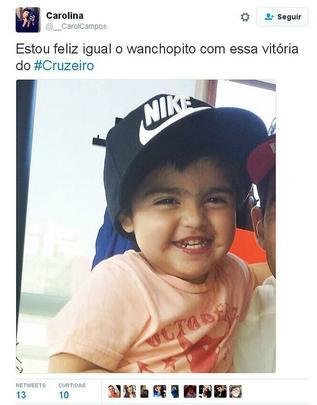 Filho de Ramón Ábila, pequeno Valentino, de 2 anos, herdou apelido do pai e virou 'Wanchopito'