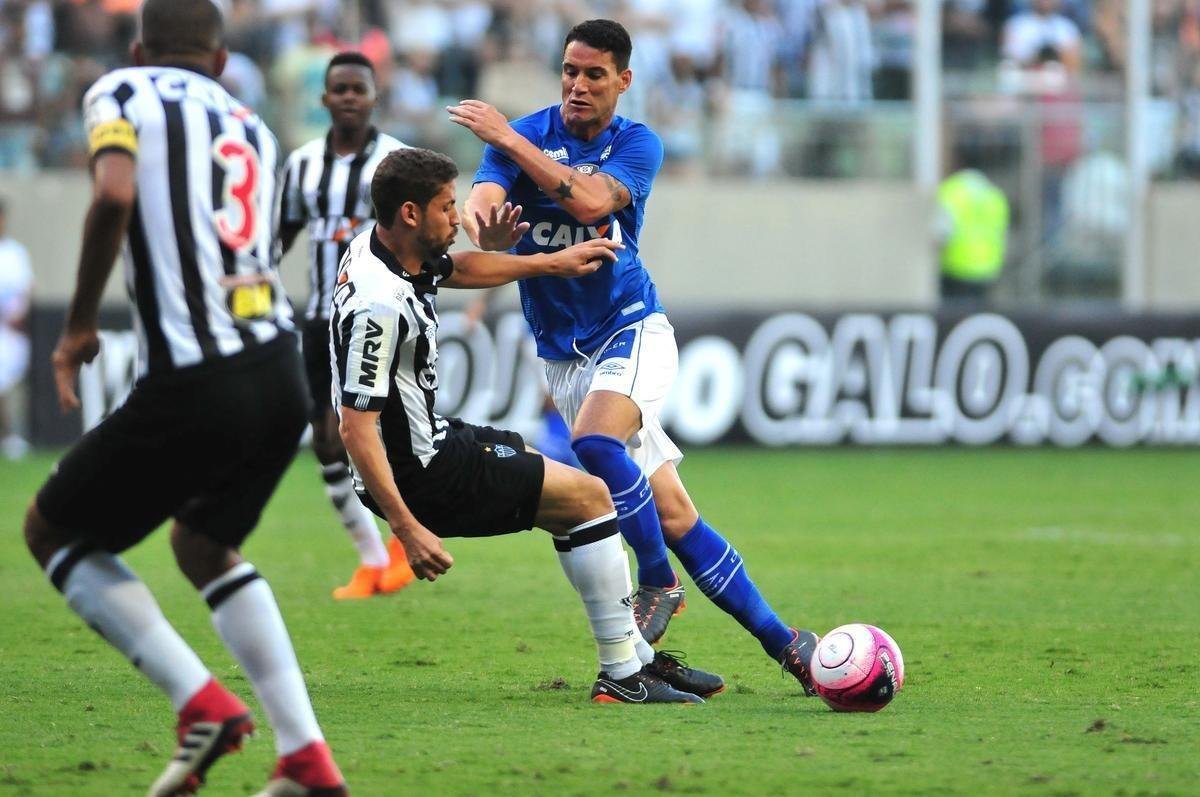 Imagens do clssico entre Atltico e Cruzeiro, no Independncia