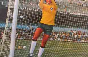 Copa do Mundo de 1974 (Alemanha Ocidental) - O goleiro Wendell, do Botafogo, se machucou j na Alemanha e Zagallo chamou Waldir Peres.