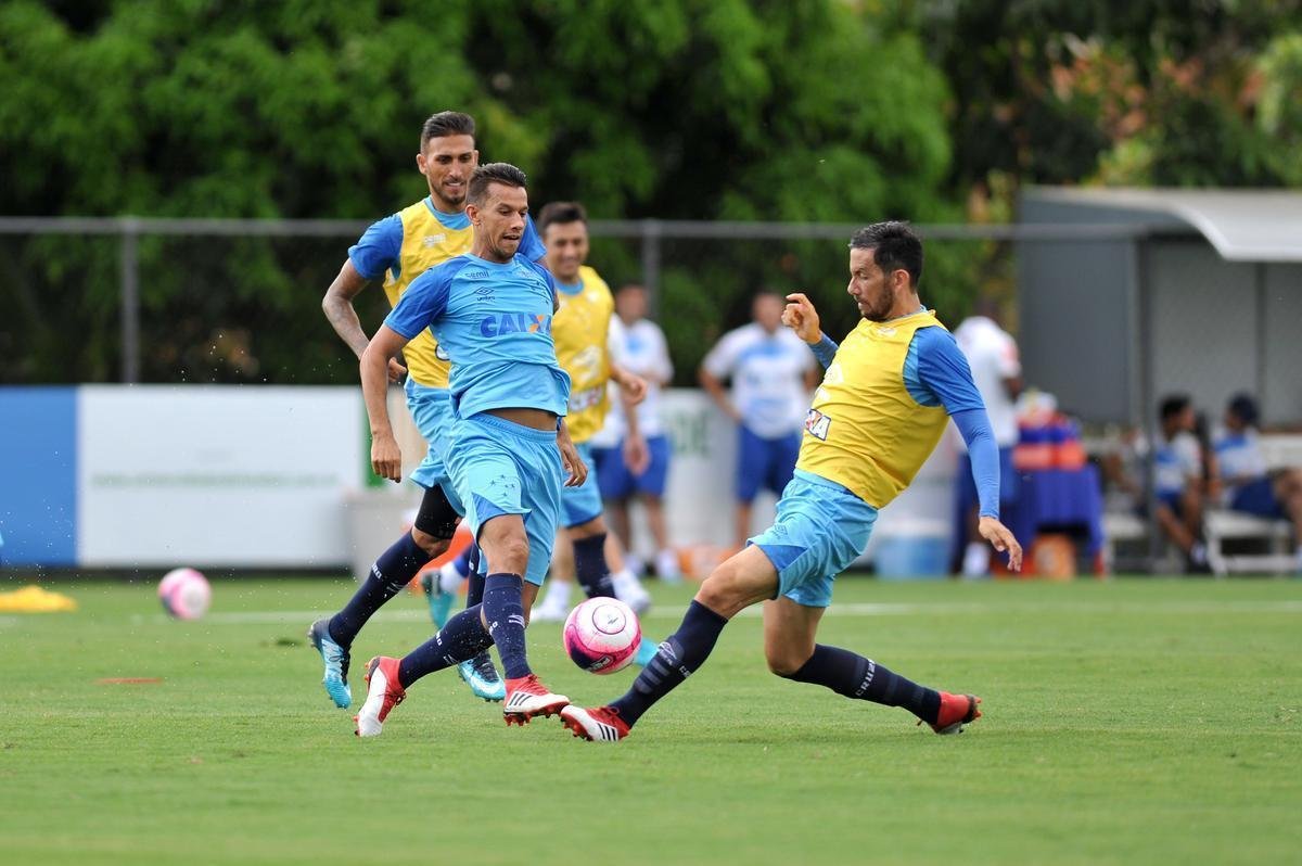 Fotos do treino do Cruzeiro desta quarta-feira (31/1), na Toca II (Ramon Lisboa/EM D.A Press)