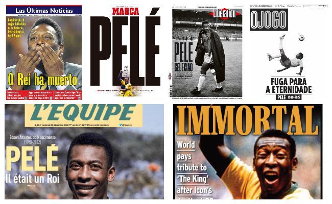 Jornais de todo o mundo repercutem morte de Pelé; veja as capas