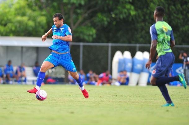 Imagens do jogo-treino entre Cruzeiro e Ipatinga, na Toca da Raposa II, nesta sexta-feira (12/01)