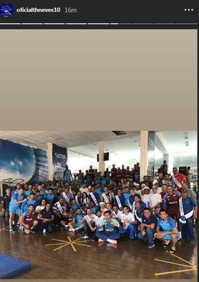 Thiago Neves chama torcida do Cruzeiro para jogo decisivo contra o Fluminense, no Mineirão