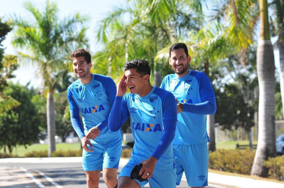 Lucas Romero pelo Cruzeiro na temporada 2018