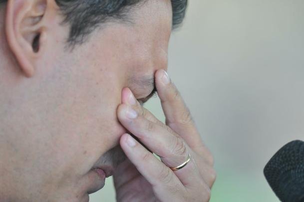 Tarde na Cidade do Galo teve entrevista de Di Santo, pronunciamento de Rui Costa e treino