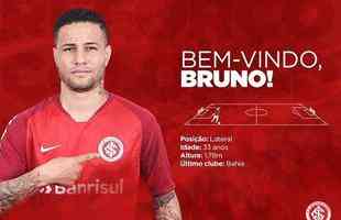 O Internacional anunciou a contratao do lateral-direito Bruno