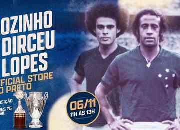 Ídolos da Raposa estarão no Barro Preto, em Belo Horizonte, entre às 11h e 13h deste sábado