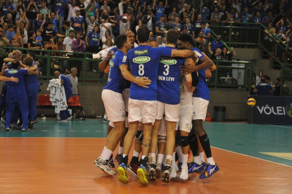 Cruzeiro venceu o Taubat por 3 sets a 1 e garantiu vaga na final da Superliga Masculina