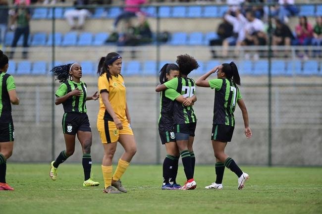 Am�rica 3 x 1 Alian�a-GO: fotos do jogo pelo Brasileiro Feminino A2