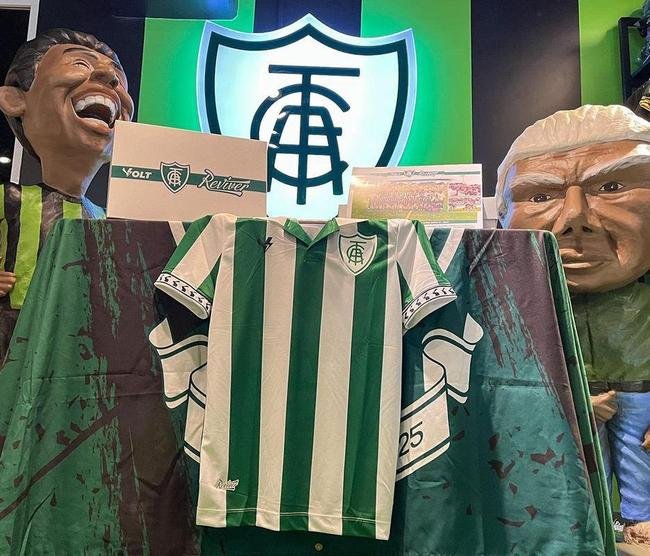 Amrica lana camisa em homenagem ao ttulo da Srie B de 1997