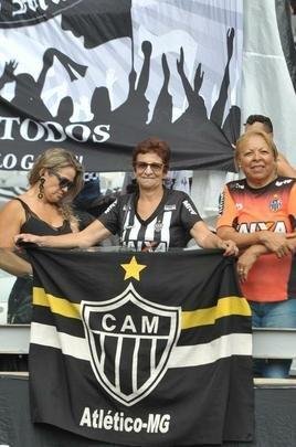 Fotos da torcida do Atltico na primeira final do Mineiro, contra o Cruzeiro, no Mineiro