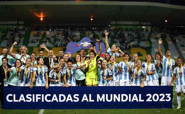 Seleção Argentina garante pódio na Copa América e festeja vaga na Copa do Mundo