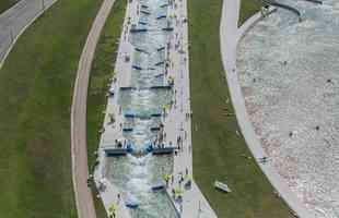 Circuito de Canoagem Slalom fica no Parque Radical, em Deodoro, tem percurso com 280 metros de corredeiras