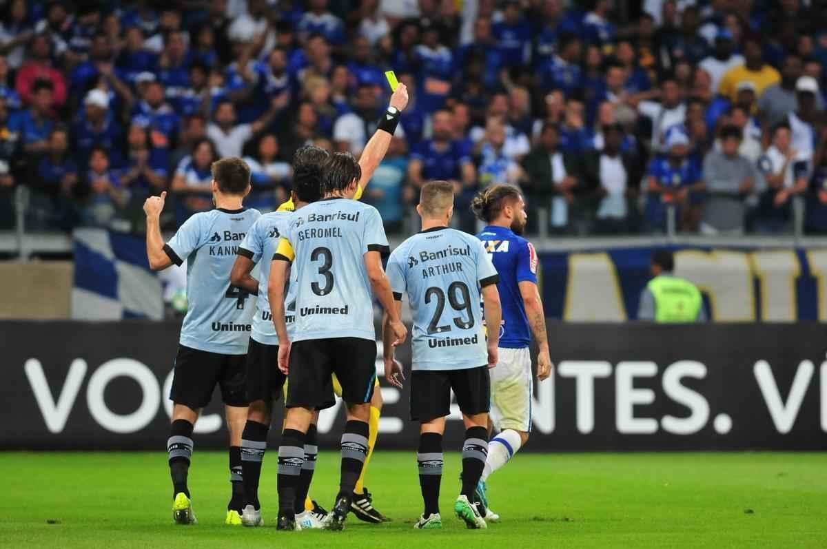 Imagens do jogo entre Cruzeiro e Grmio, pela 8 rodada do Campeonato Brasileiro, no Mineiro