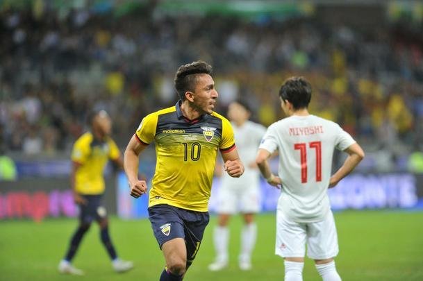 Equador e Japo se enfrentaram no Mineiro pela terceira rodada do Grupo C da Copa Amrica