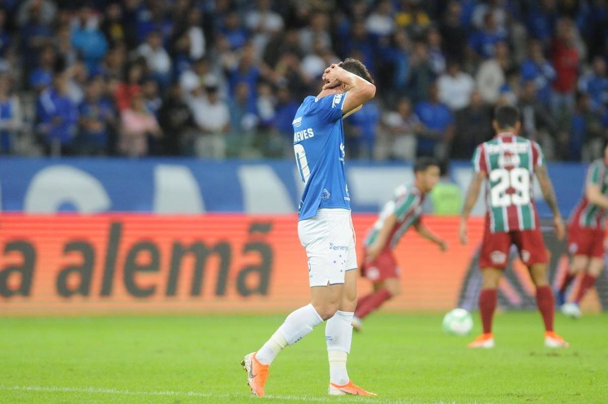 No primeiro tempo, Fluminense teve mais posse de bola; Cruzeiro no conseguiu criar muitas oportunidades